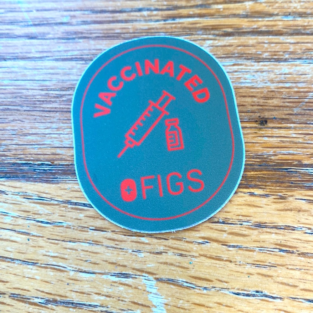 Figs StickersVaccinated